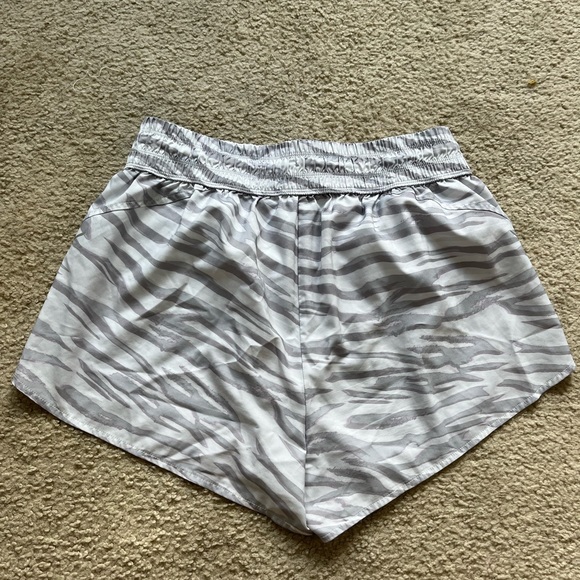 All in motion white zebra print shorts! - Picture 2 of 2